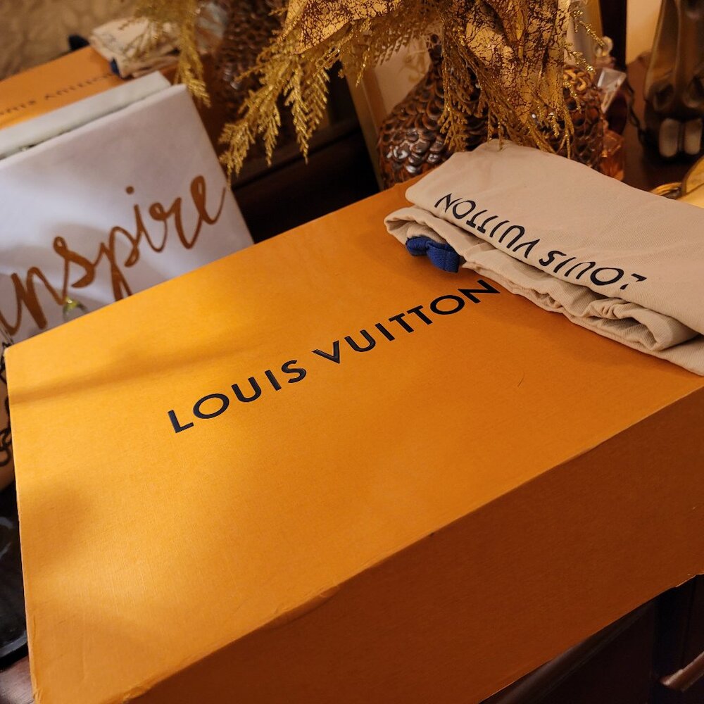 Authentic LOUIS VUITTON box And DUST BAG.